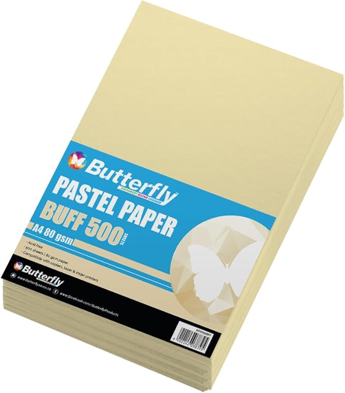 Butterfly A4 80g Pastel Paper (500 Sheets)