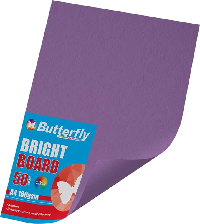 Butterfly A4 Board (50 Pack)