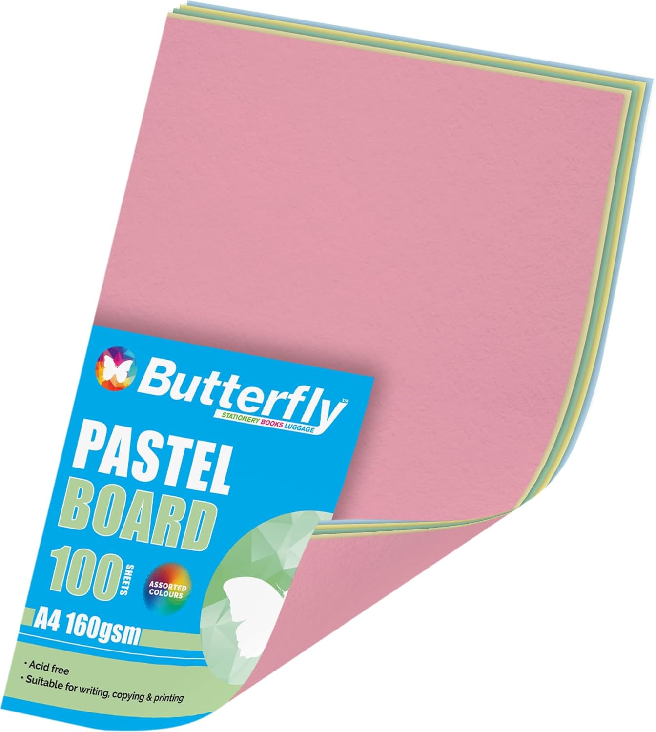 Butterfly A4 Pastel Board (100)