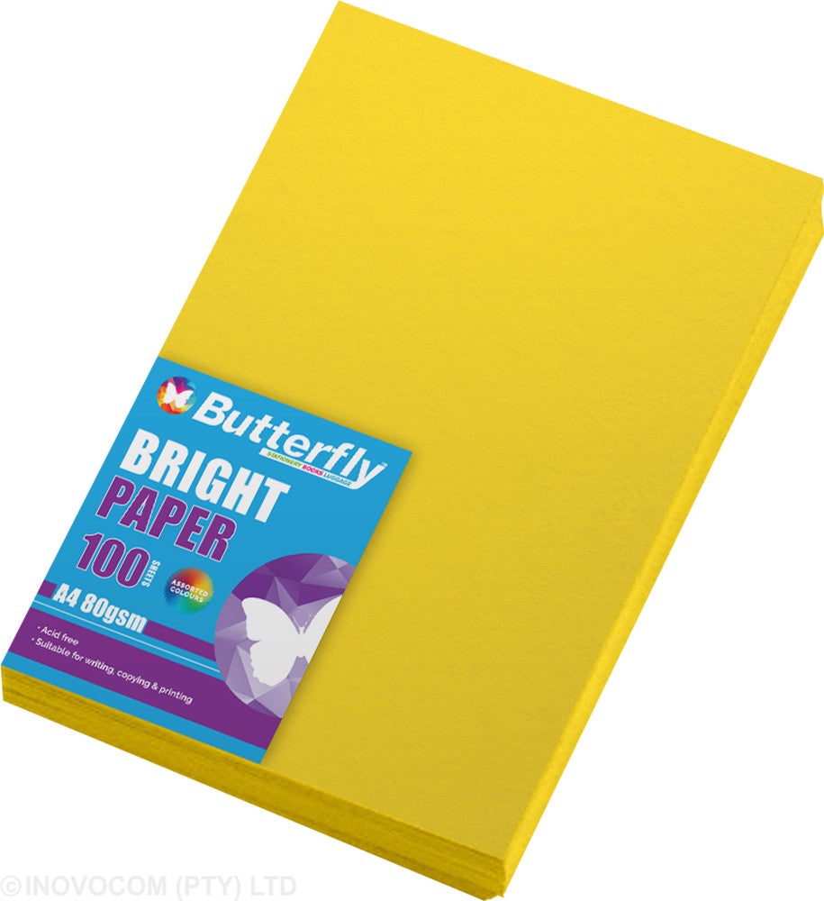 Butterfly A4 Bright Paper (100 Sheets)