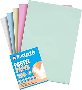 Butterfly A4 80g Pastel Paper (500 Sheets)