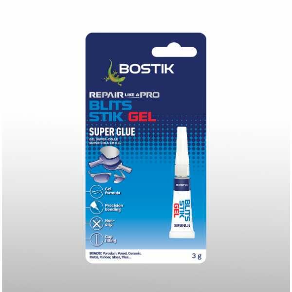 Bostik Mini Super Glues Gel 4 x 1g