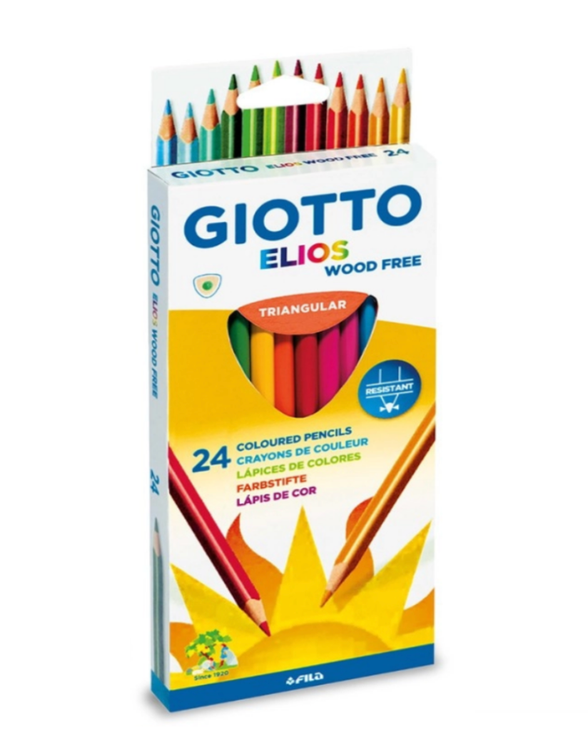 Giotto Elios tri Pencil Colours 24's