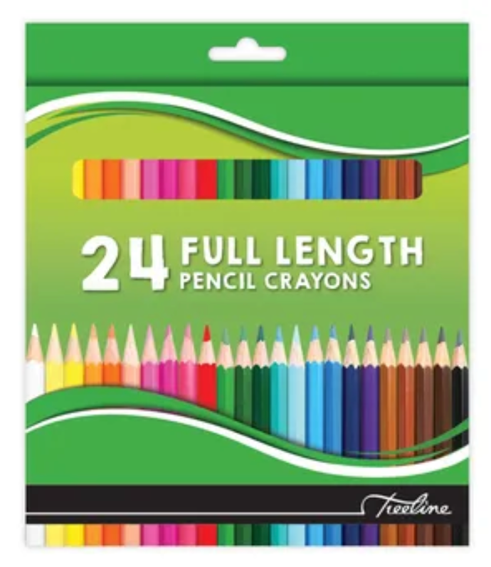 Treeline Pencil Colours 24's