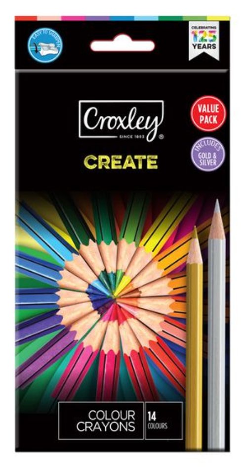 Croxley Pencil Colours w/free 14's