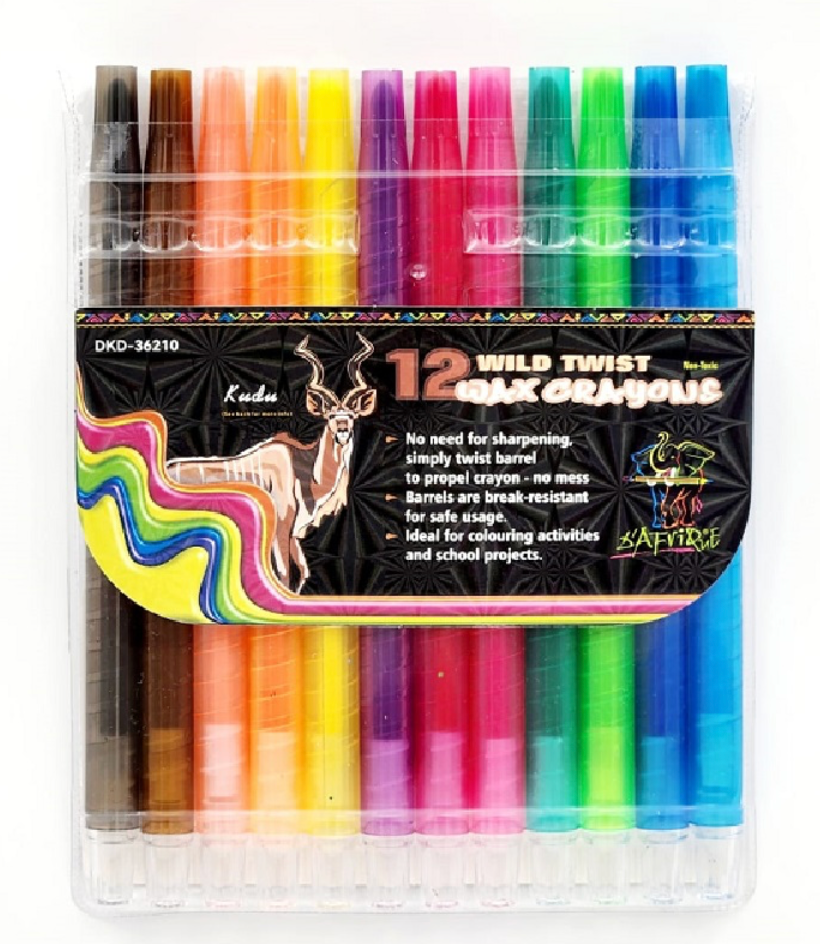 D'Afrique Twist Crayons 12's