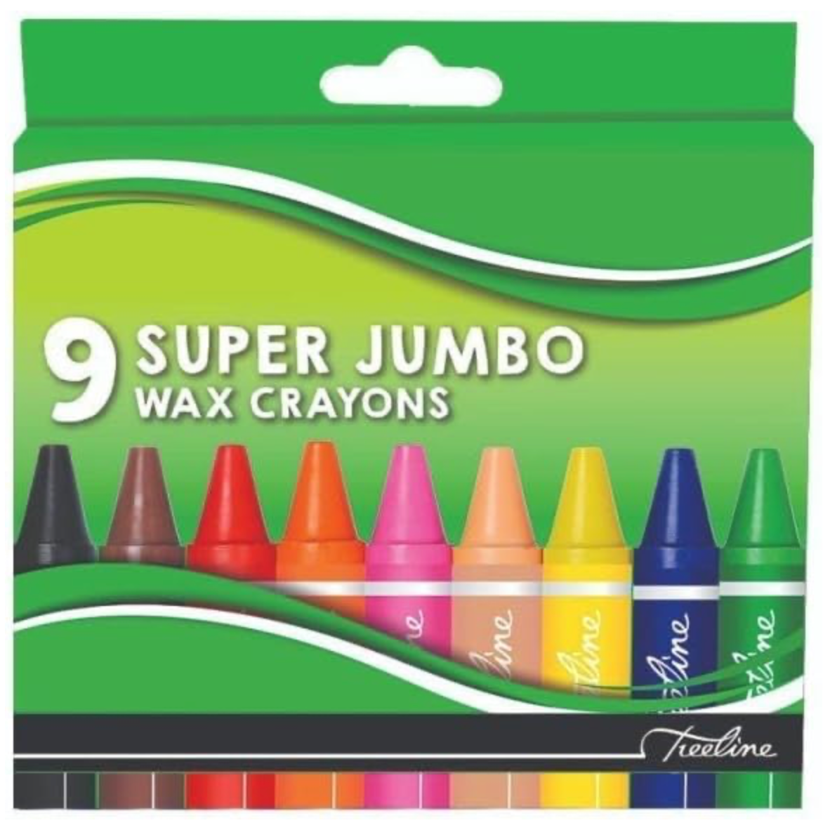 Treeline Super Jumbo Crayons 9's