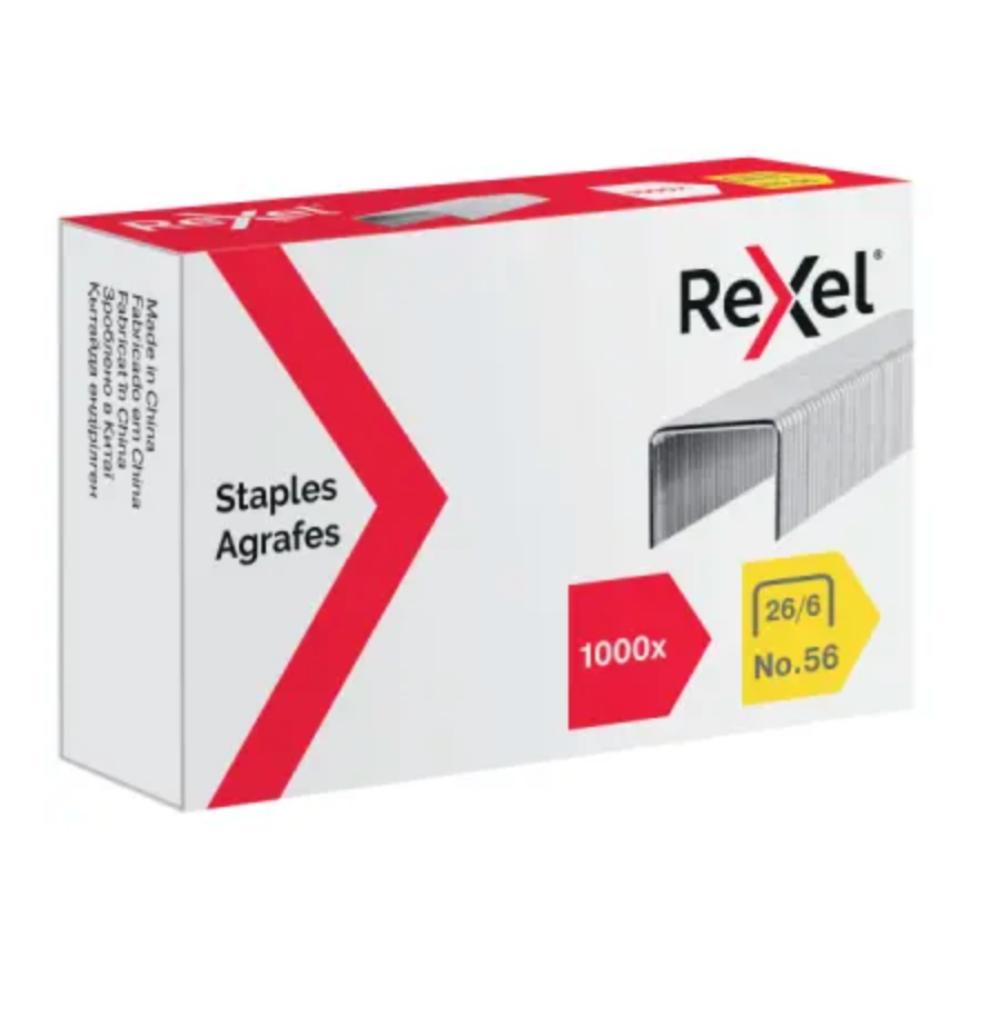Rexel No.56 26/6 Staples Box 5000