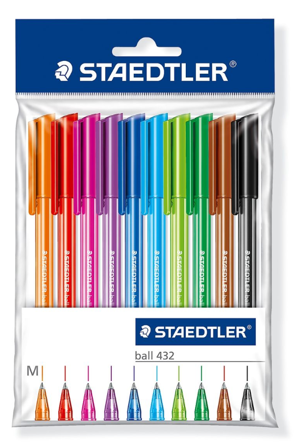 Staedtler 432 Ballpens 10'S