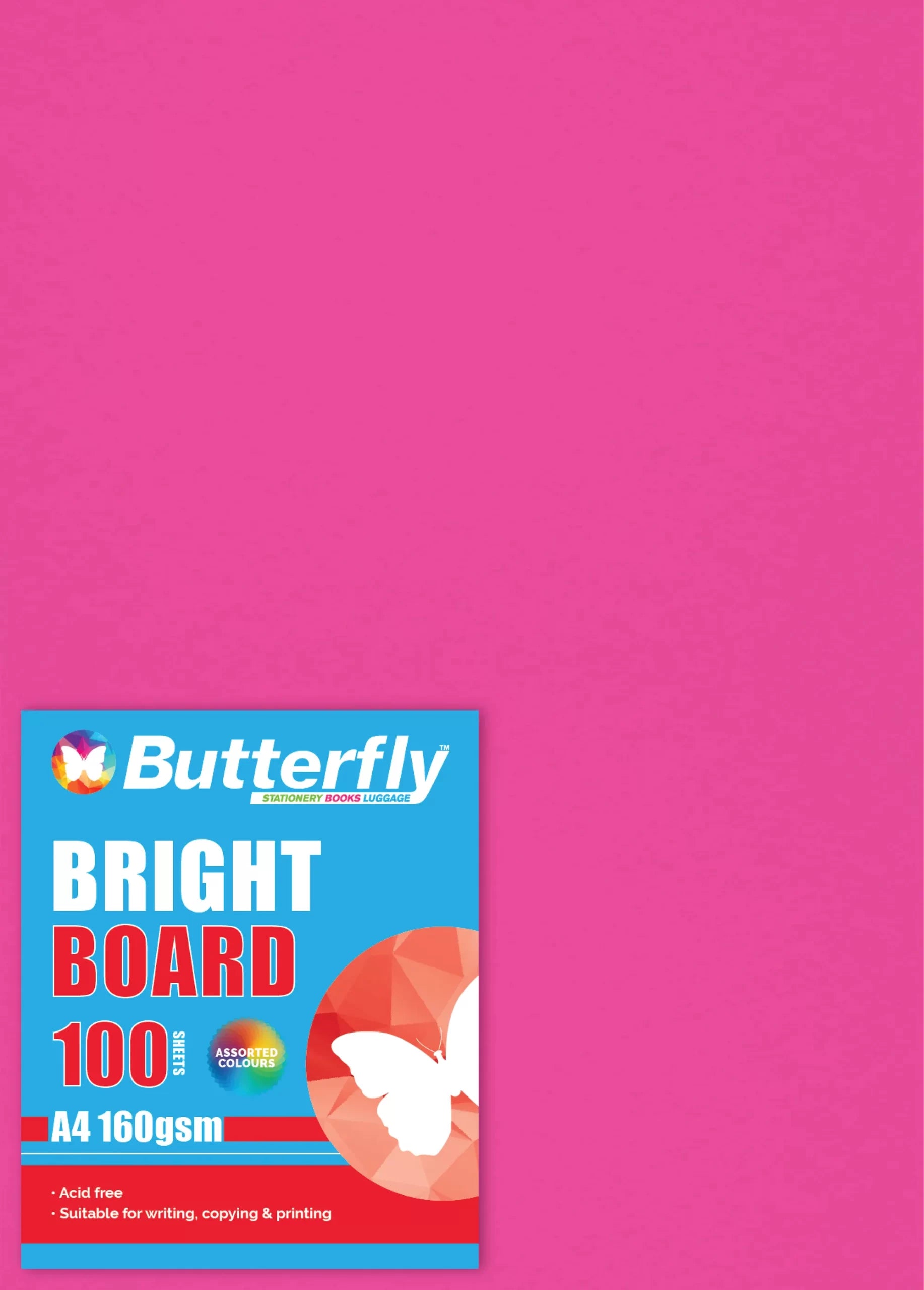 Butterfly A4 Bright Board (100)