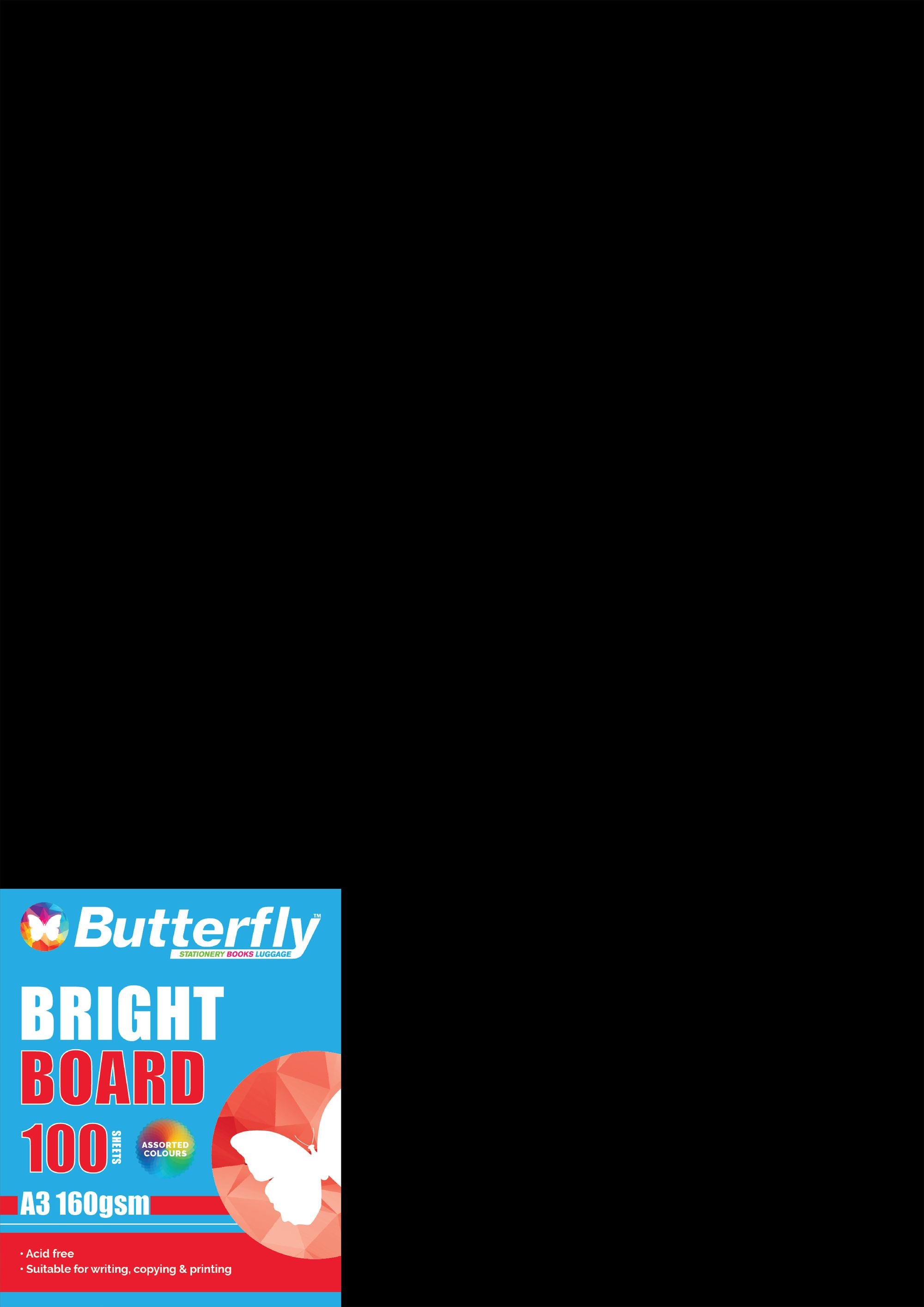 Butterfly A4 Bright Board (100)