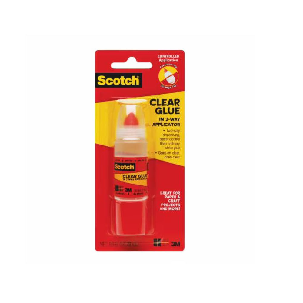 3M Scotch Clear Glue with 2 Applicators 47ml