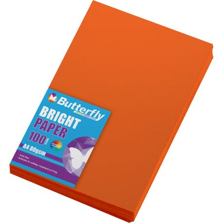 Butterfly A4 Bright Paper (100 Sheets)