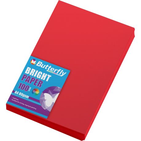 Butterfly A4 Bright Paper (100 Sheets)