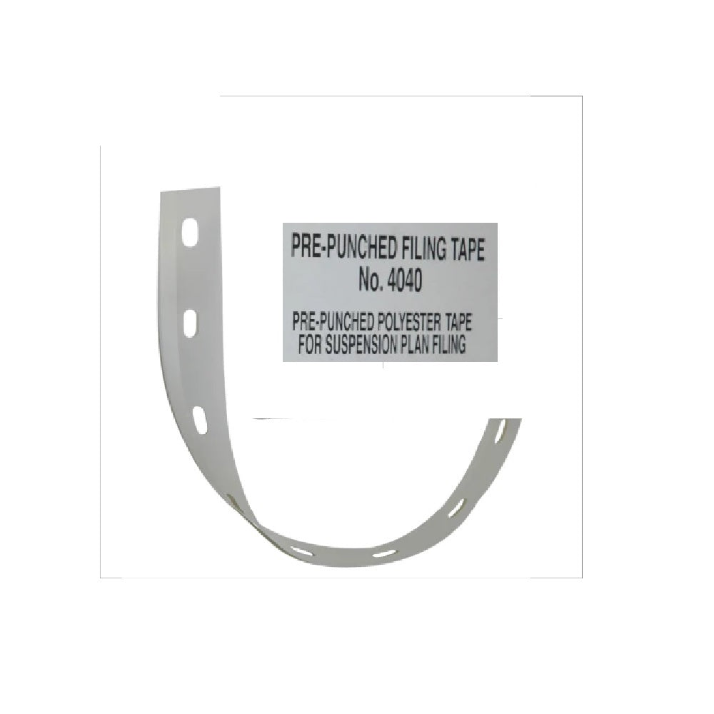 Plastic Pre-Punched Filing Tape